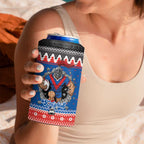 Merry Knights Newcastle Pride Personalised 4 in 1 Can Cooler Tumbler Christmas Rugby League Spirit - Aussie Hoodie