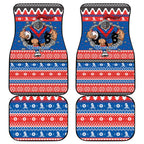Merry Knights Newcastle Pride Personalised Car Mats Christmas Rugby League Spirit - Aussie Hoodie