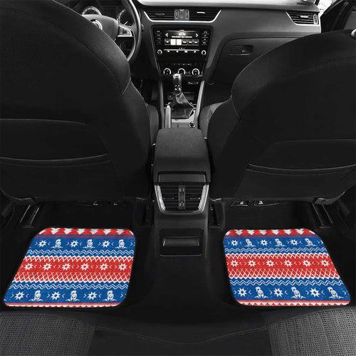Merry Knights Newcastle Pride Personalised Car Mats Christmas Rugby League Spirit - Aussie Hoodie
