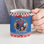 Merry Knights Newcastle Pride Personalised Ceramic Mug Christmas Rugby League Spirit - Aussie Hoodie