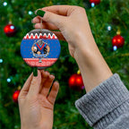 Merry Knights Newcastle Pride Personalised Ceramic Ornament Christmas Rugby League Spirit - Aussie Hoodie