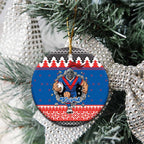 Merry Knights Newcastle Pride Personalised Ceramic Ornament Christmas Rugby League Spirit - Aussie Hoodie