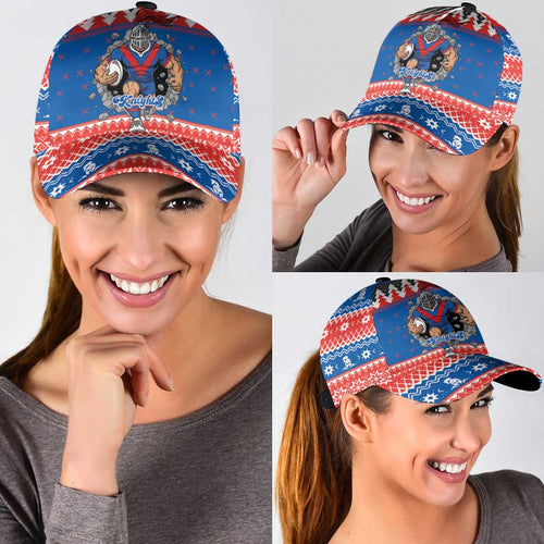 Merry Knights Newcastle Pride Classic Cap Christmas Rugby League Spirit - Aussie Hoodie