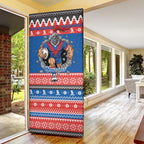Merry Knights Newcastle Pride Personalised Door Cover Christmas Rugby League Spirit - Aussie Hoodie