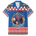 Merry Knights Newcastle Pride Personalised Family Matching Tank Maxi Dress and Hawaiian Shirt Christmas Rugby League Spirit - Aussie Hoodie