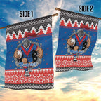 Merry Knights Newcastle Pride Personalised Garden Flag Christmas Rugby League Spirit - Aussie Hoodie