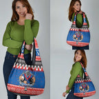 Merry Knights Newcastle Pride Personalised Grocery Bag Christmas Rugby League Spirit - Aussie Hoodie