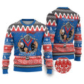 Merry Knights Newcastle Pride Personalised Ugly Christmas Sweater Christmas Rugby League Spirit - Aussie Hoodie