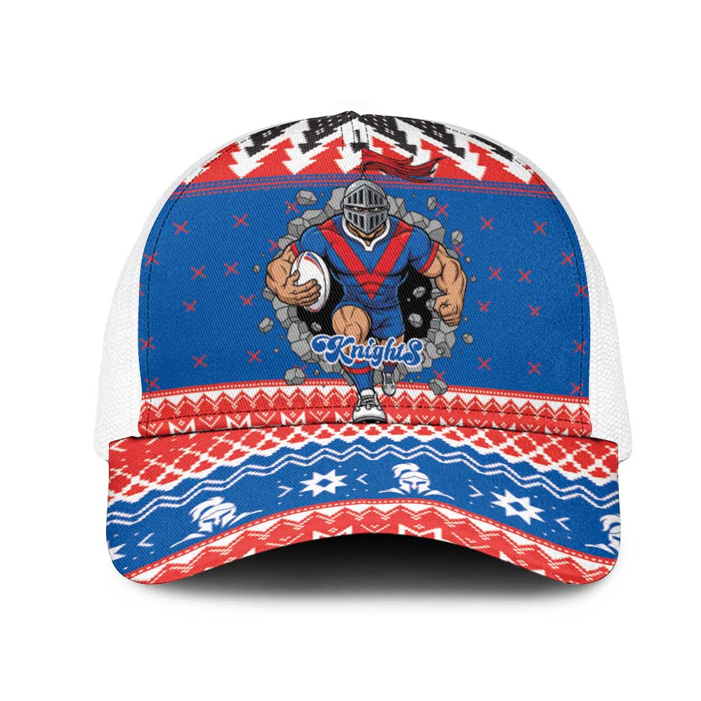 Merry Knights Newcastle Pride Mesh Trucker Cap Christmas Rugby League Spirit - Aussie Hoodie