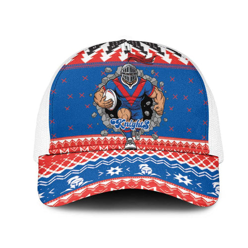 Merry Knights Newcastle Pride Mesh Trucker Cap Christmas Rugby League Spirit - Aussie Hoodie