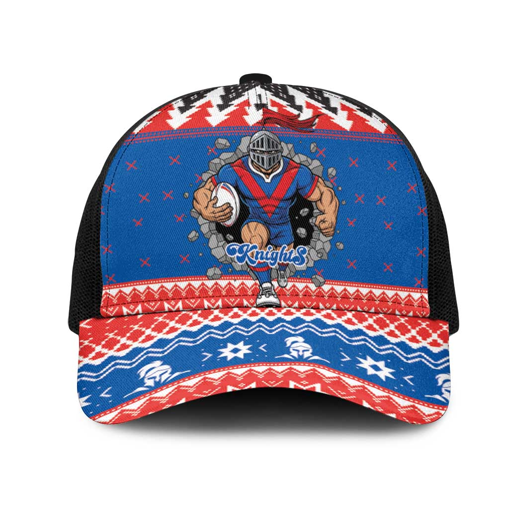 Merry Knights Newcastle Pride Mesh Trucker Cap Christmas Rugby League Spirit - Aussie Hoodie