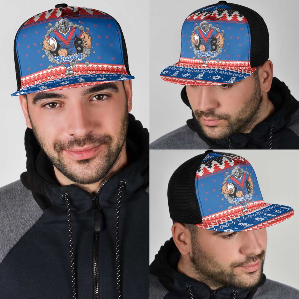 Merry Knights Newcastle Pride Mesh Trucker Cap Christmas Rugby League Spirit - Aussie Hoodie
