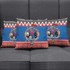 Merry Knights Newcastle Pride Personalised Pillow Cover Christmas Rugby League Spirit - Aussie Hoodie
