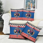 Merry Knights Newcastle Pride Personalised Pillow Cover Christmas Rugby League Spirit - Aussie Hoodie