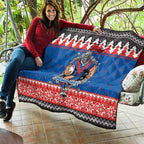 Merry Knights Newcastle Pride Personalised Quilt Christmas Rugby League Spirit - Aussie Hoodie