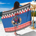Merry Knights Newcastle Pride Personalised Sarong Christmas Rugby League Spirit - Aussie Hoodie