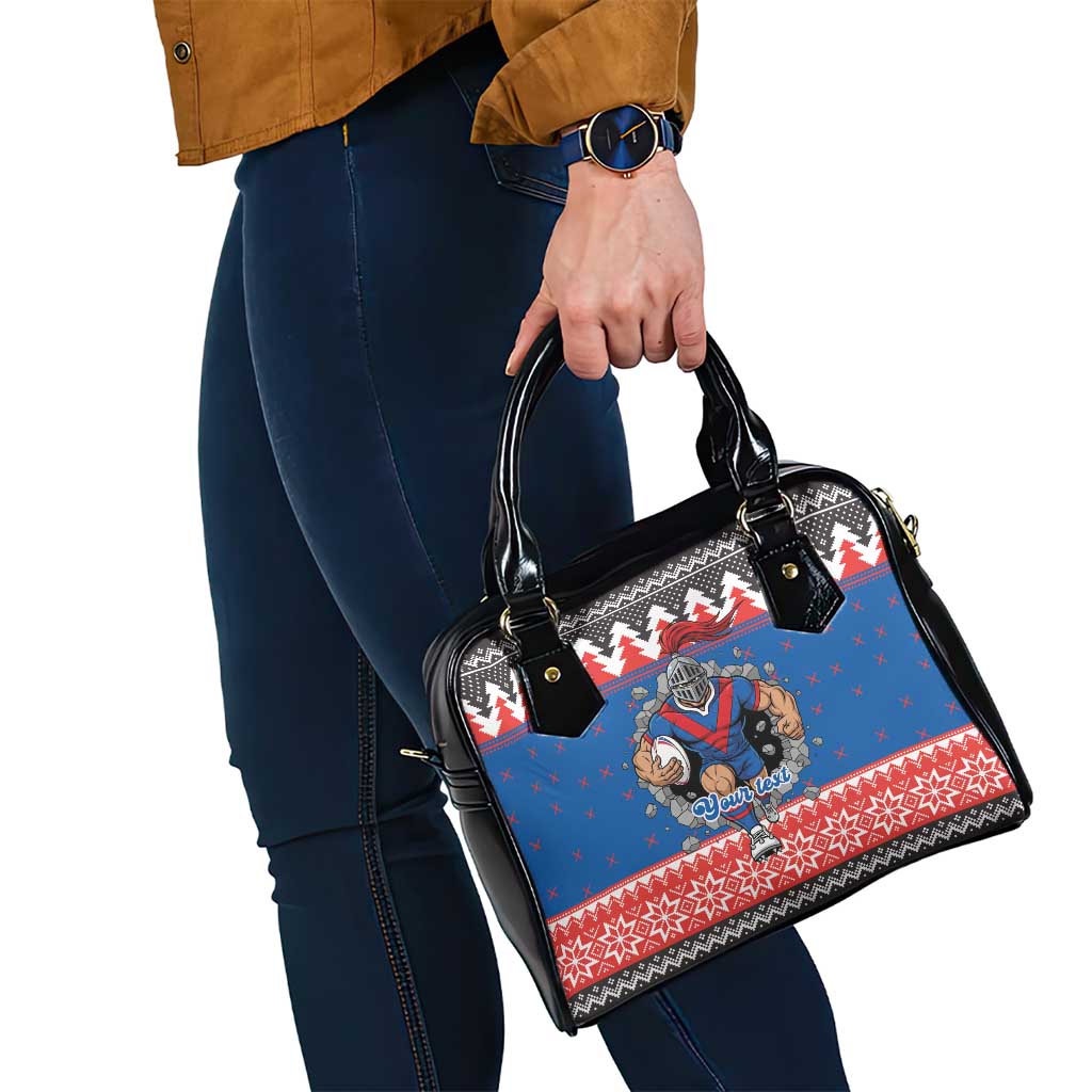 Merry Knights Newcastle Pride Personalised Shoulder Handbag Christmas Rugby League Spirit - Aussie Hoodie