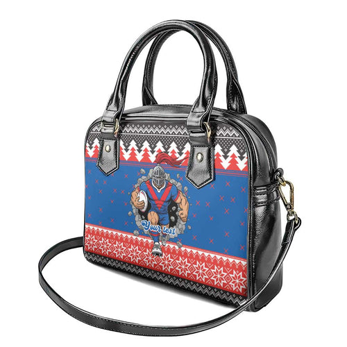Merry Knights Newcastle Pride Personalised Shoulder Handbag Christmas Rugby League Spirit - Aussie Hoodie