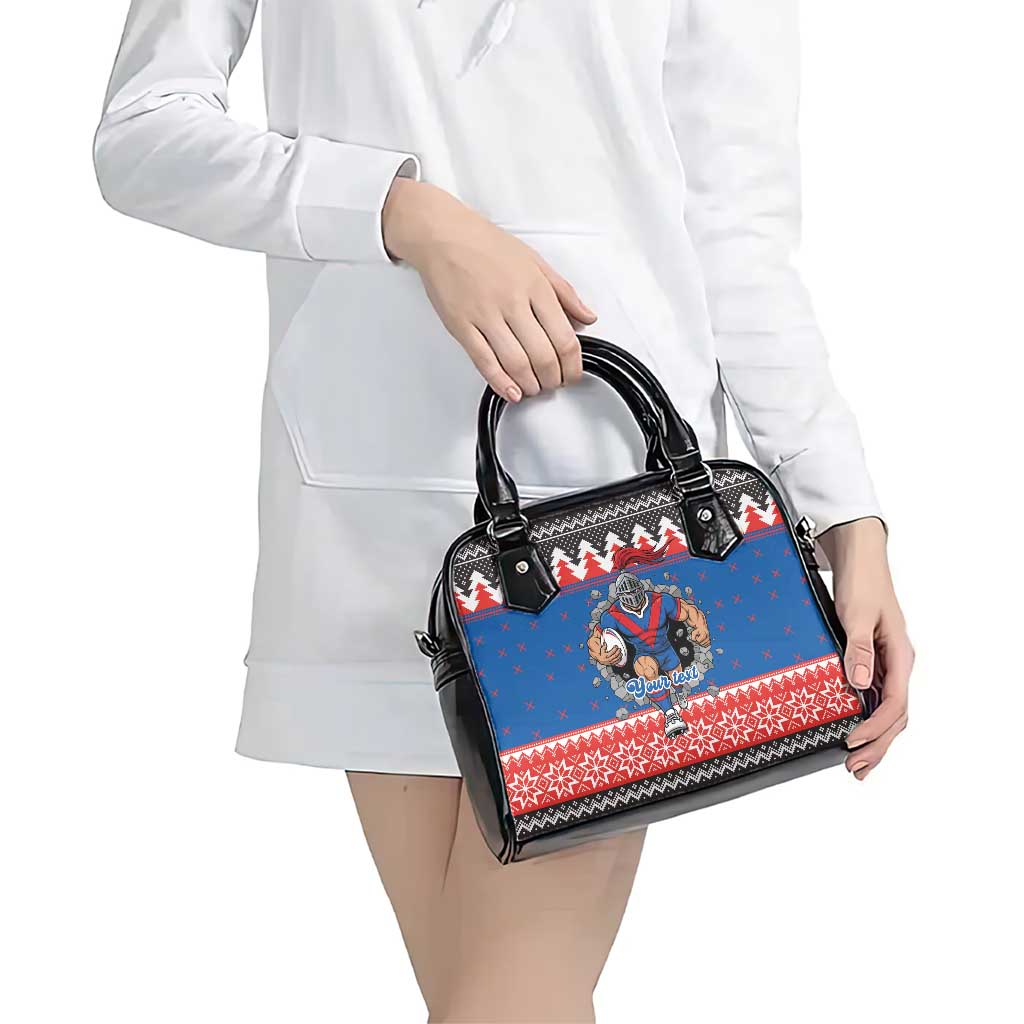 Merry Knights Newcastle Pride Personalised Shoulder Handbag Christmas Rugby League Spirit - Aussie Hoodie