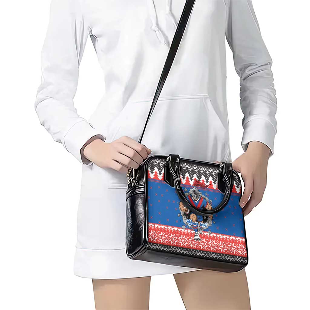 Merry Knights Newcastle Pride Personalised Shoulder Handbag Christmas Rugby League Spirit - Aussie Hoodie