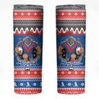 Merry Knights Newcastle Pride Personalised Skinny Tumbler Christmas Rugby League Spirit - Aussie Hoodie