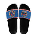 Merry Knights Newcastle Pride Personalised Slide Sandals Christmas Rugby League Spirit - Aussie Hoodie