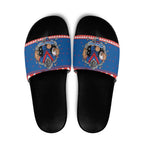 Merry Knights Newcastle Pride Personalised Slide Sandals Christmas Rugby League Spirit - Aussie Hoodie