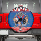 Merry Knights Newcastle Pride Personalised Spare Tire Cover Christmas Rugby League Spirit - Aussie Hoodie