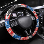 Merry Knights Newcastle Pride Steering Wheel Cover Christmas Rugby League Spirit - Aussie Hoodie