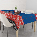 Merry Knights Newcastle Pride Personalised Tablecloth Christmas Rugby League Spirit - Aussie Hoodie