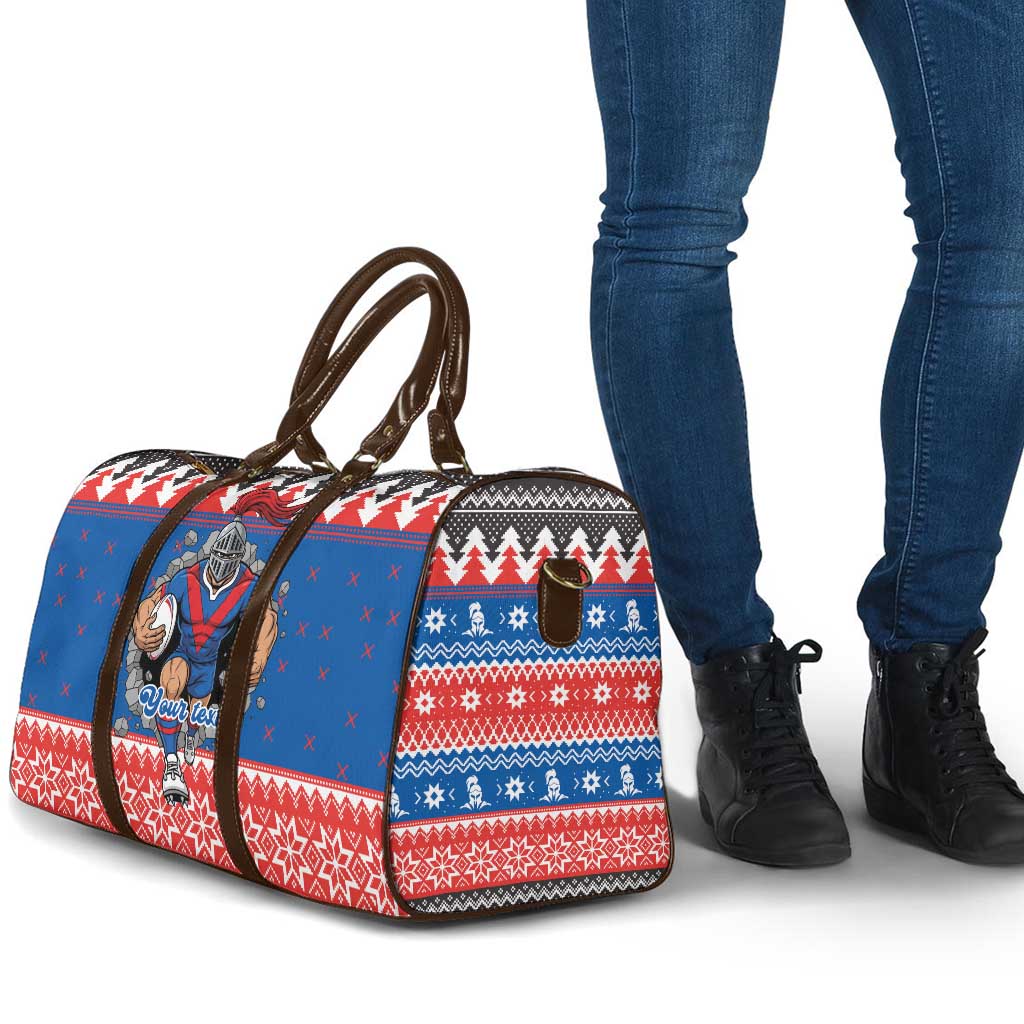 Merry Knights Newcastle Pride Personalised Travel Bag Christmas Rugby League Spirit - Aussie Hoodie