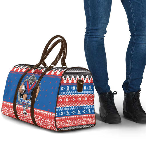 Merry Knights Newcastle Pride Personalised Travel Bag Christmas Rugby League Spirit - Aussie Hoodie