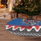 Merry Knights Newcastle Pride Personalised Tree Skirt Christmas Rugby League Spirit - Aussie Hoodie