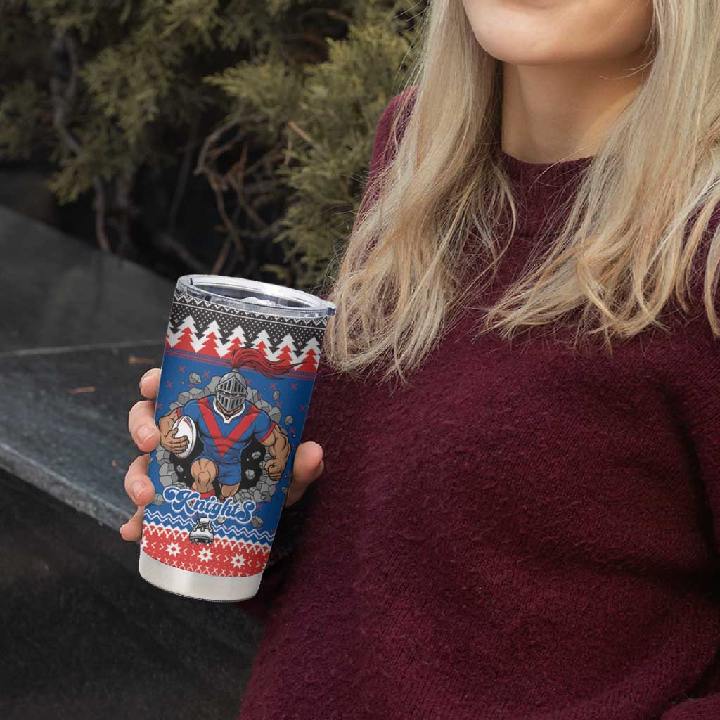 Merry Knights Newcastle Pride Personalised Tumbler Cup Christmas Rugby League Spirit - Aussie Hoodie