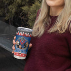 Merry Knights Newcastle Pride Personalised Tumbler Cup Christmas Rugby League Spirit - Aussie Hoodie