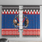 Merry Knights Newcastle Pride Personalised Window Curtain Christmas Rugby League Spirit - Aussie Hoodie