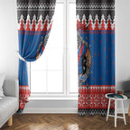Merry Knights Newcastle Pride Personalised Window Curtain Christmas Rugby League Spirit - Aussie Hoodie