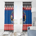 Merry Knights Newcastle Pride Personalised Window Curtain Christmas Rugby League Spirit - Aussie Hoodie