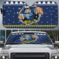 Merry Queensland Cowboys Personalised Auto Sun Shade Christmas Rugby League Spirit - Aussie Hoodie