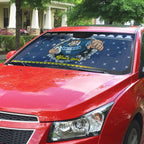 Merry Queensland Cowboys Personalised Auto Sun Shade Christmas Rugby League Spirit - Aussie Hoodie