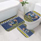 Merry Queensland Cowboys Personalised Bathroom Set Christmas Rugby League Spirit - Aussie Hoodie
