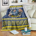 Merry Queensland Cowboys Personalised Blanket Christmas Rugby League Spirit - Aussie Hoodie