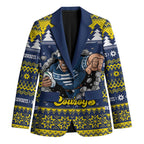 Merry Queensland Cowboys Personalised Blazer Christmas Rugby League Spirit - Aussie Hoodie