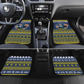 Merry Queensland Cowboys Personalised Car Mats Christmas Rugby League Spirit - Aussie Hoodie