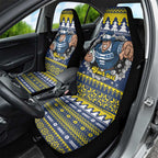 Merry Queensland Cowboys Personalised Car Seat Cover Christmas Rugby League Spirit - Aussie Hoodie