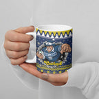 Merry Queensland Cowboys Personalised Ceramic Mug Christmas Rugby League Spirit - Aussie Hoodie