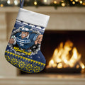 Merry Queensland Cowboys Personalised Christmas Stocking Christmas Rugby League Spirit - Aussie Hoodie
