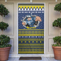 Merry Queensland Cowboys Personalised Door Cover Christmas Rugby League Spirit - Aussie Hoodie