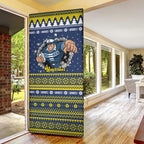 Merry Queensland Cowboys Personalised Door Cover Christmas Rugby League Spirit - Aussie Hoodie