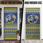 Merry Queensland Cowboys Personalised Door Cover Christmas Rugby League Spirit - Aussie Hoodie